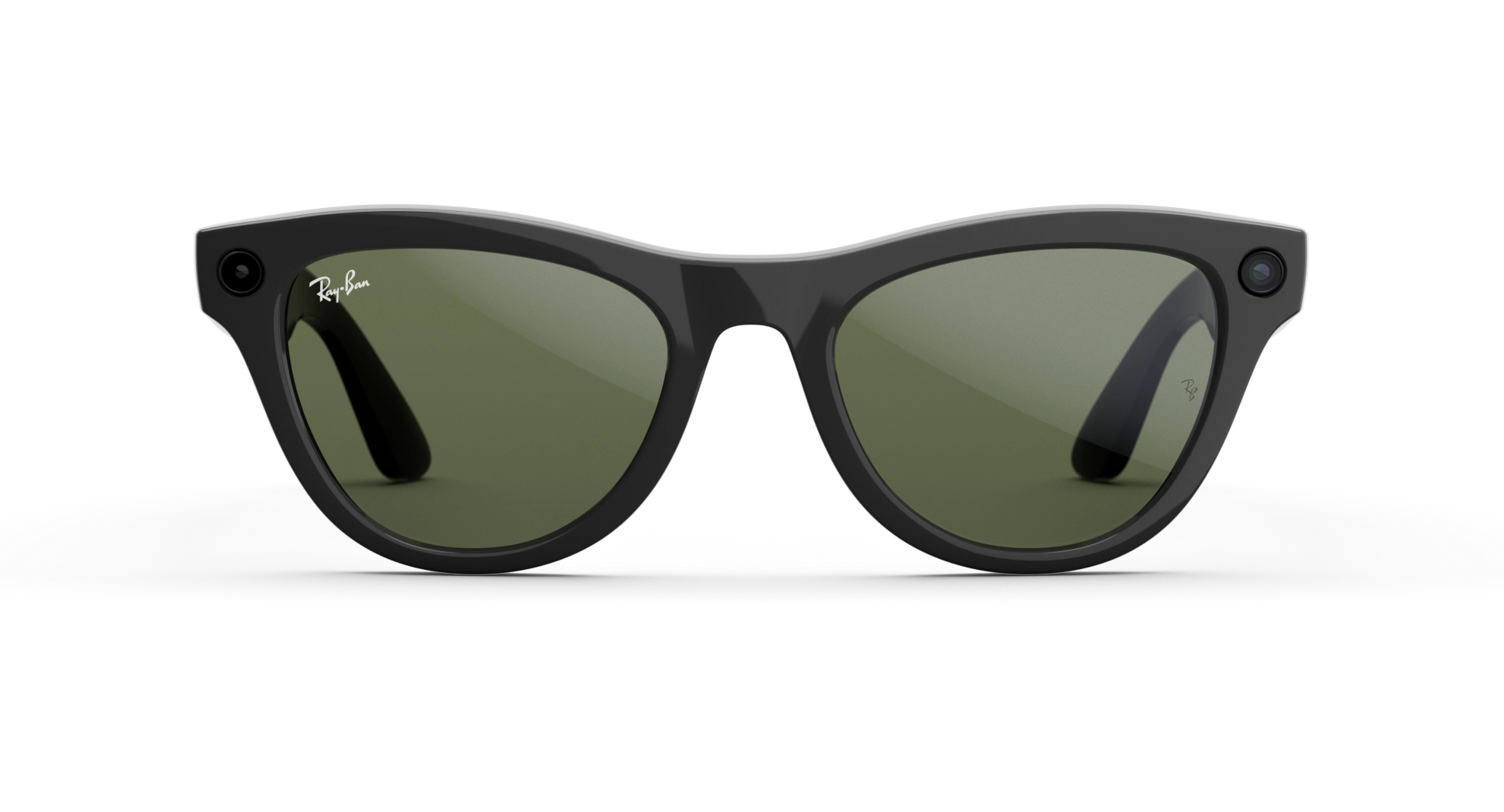Ray-Ban Meta Skyler Gen 1 - (F) Shiny Black - (L) Green - (Standard)