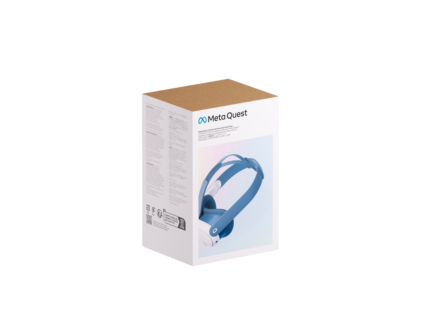 Meta Quest 3 Facial Interface and Head Strap Elemental Blue