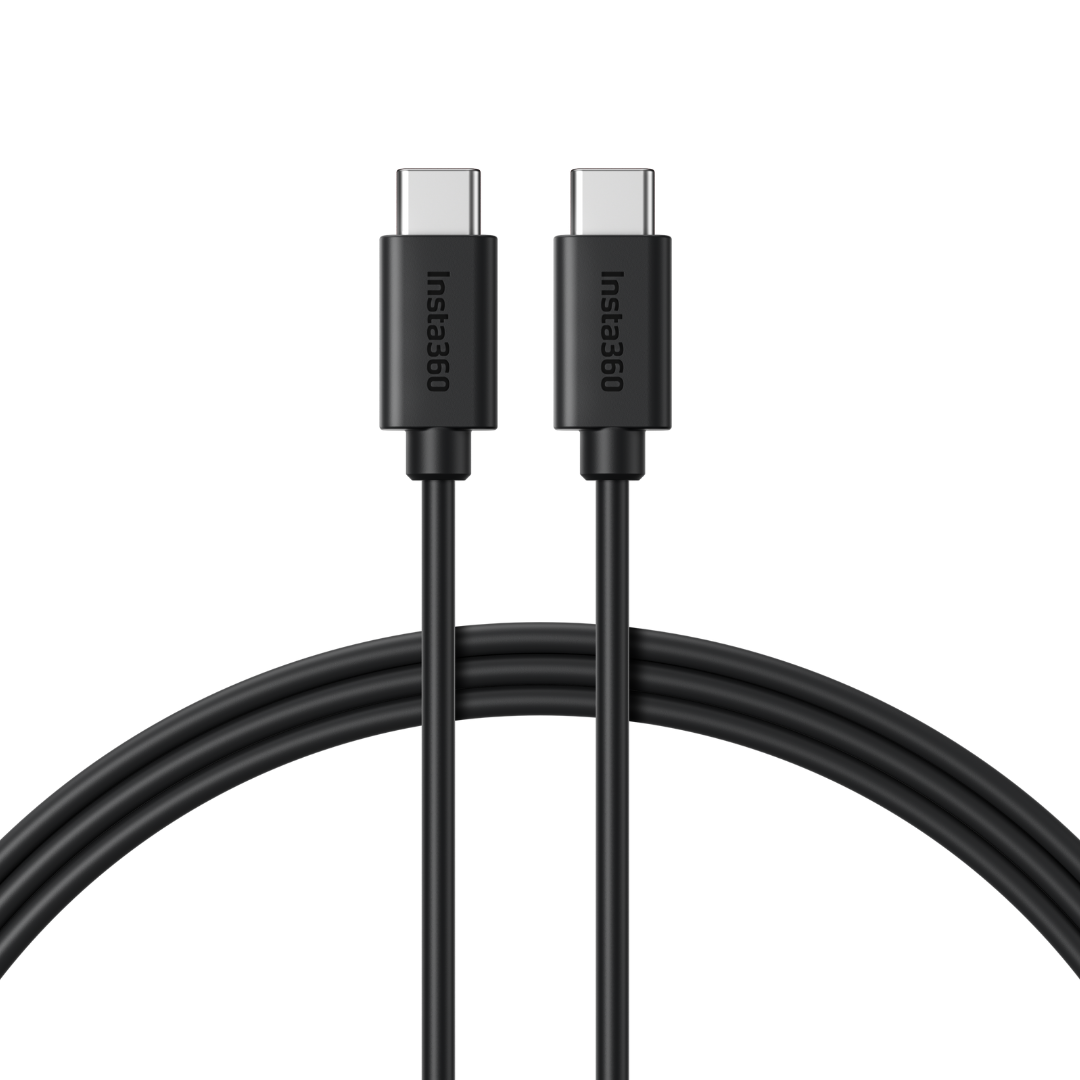 Insta360 Accessory - Type-C to Type-C Cable - (Compatible with Ace series, X Series & GO 3S)