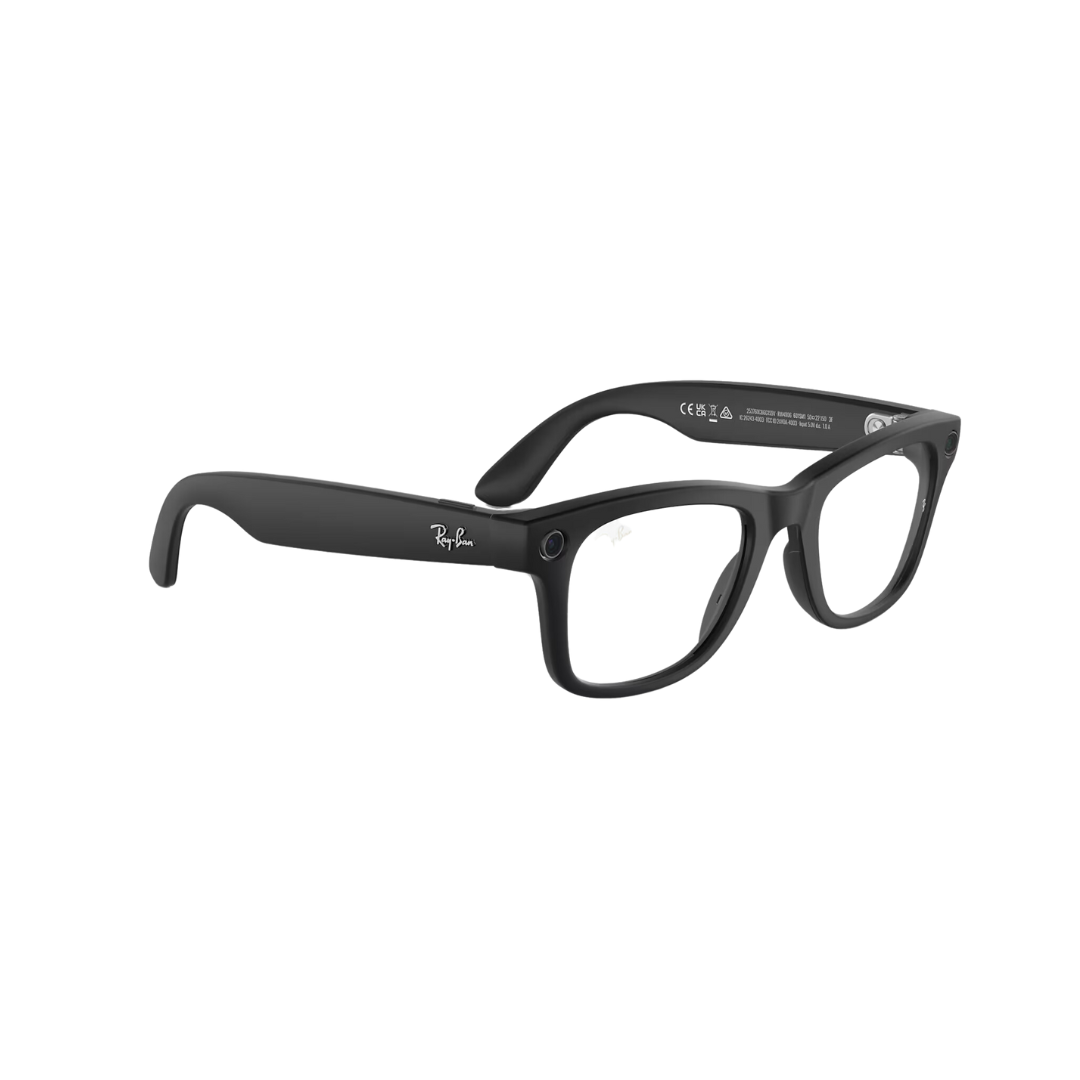Ray-Ban Meta Wayfarer Gen 1 - (F) Matte Black - (L) Clear to Graphite Green Transitions - (Standard)