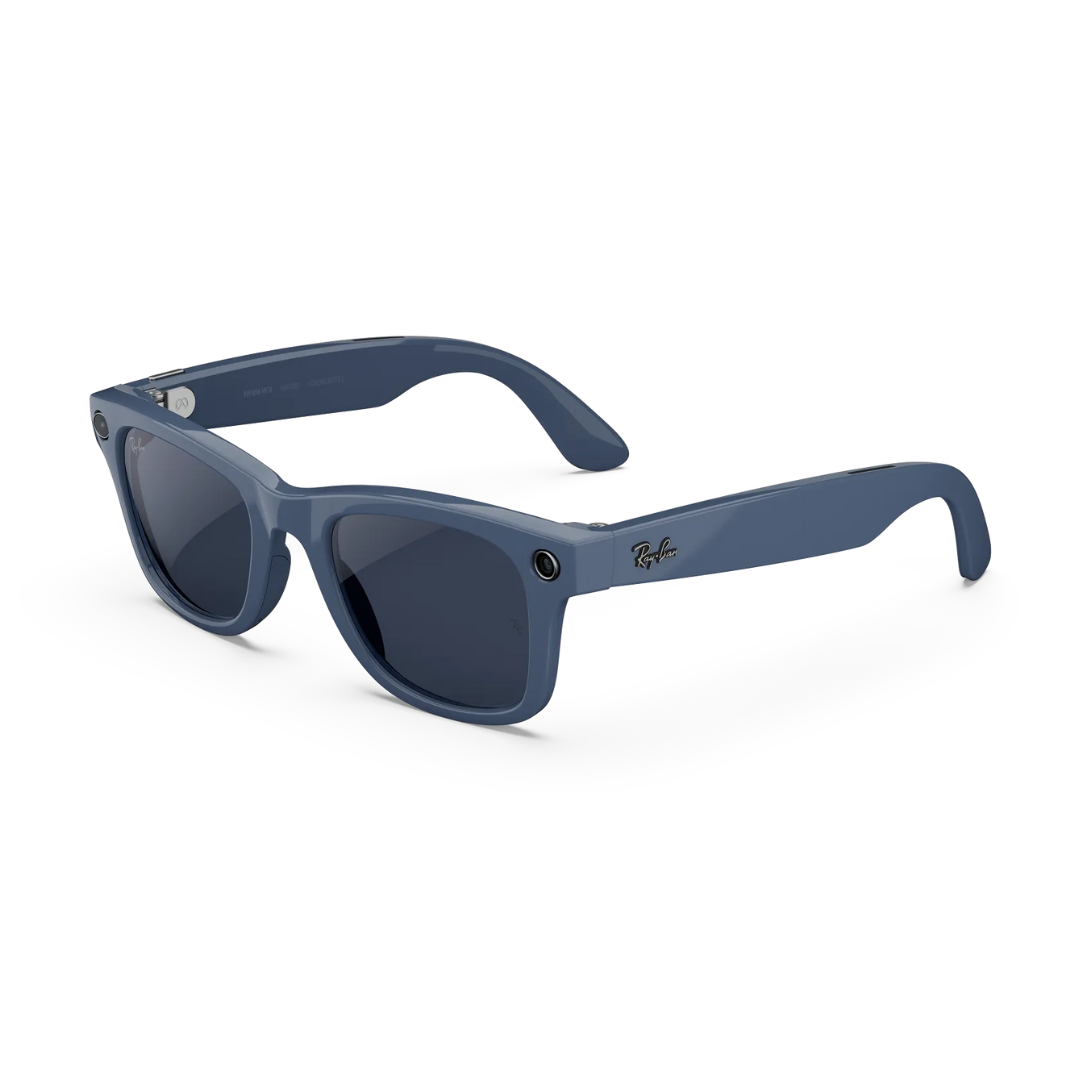 Ray-Ban Meta Wayfarer Gen 2 - (F) Shiny Cosmic Blue - (L) Clear to Sapphire Transitions® – (Large)