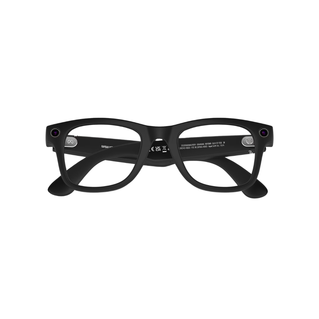 Ray-Ban Meta Wayfarer Gen 1 - (F) Matte Black - (L) Clear to Graphite Green Transitions - (Standard)