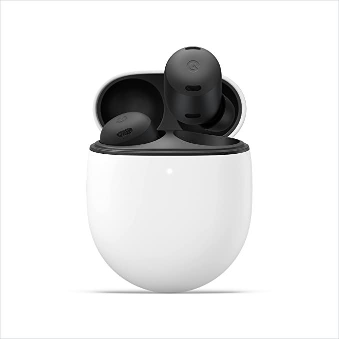 Google Pixel Buds Pro - Noise Canceling Earbuds -  with Charging Case - Bluetooth Headphones - Compatible with Wireless Charging - Charcoal