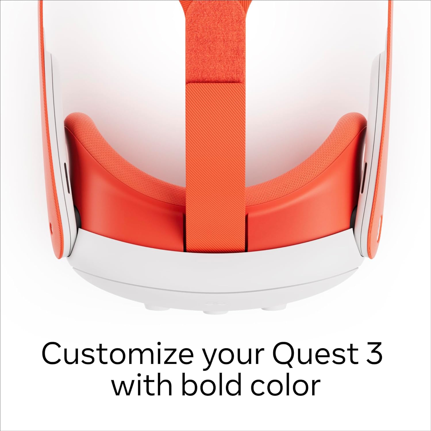 Meta Quest 3 Facial Interface and Head Strap - Blood Orange