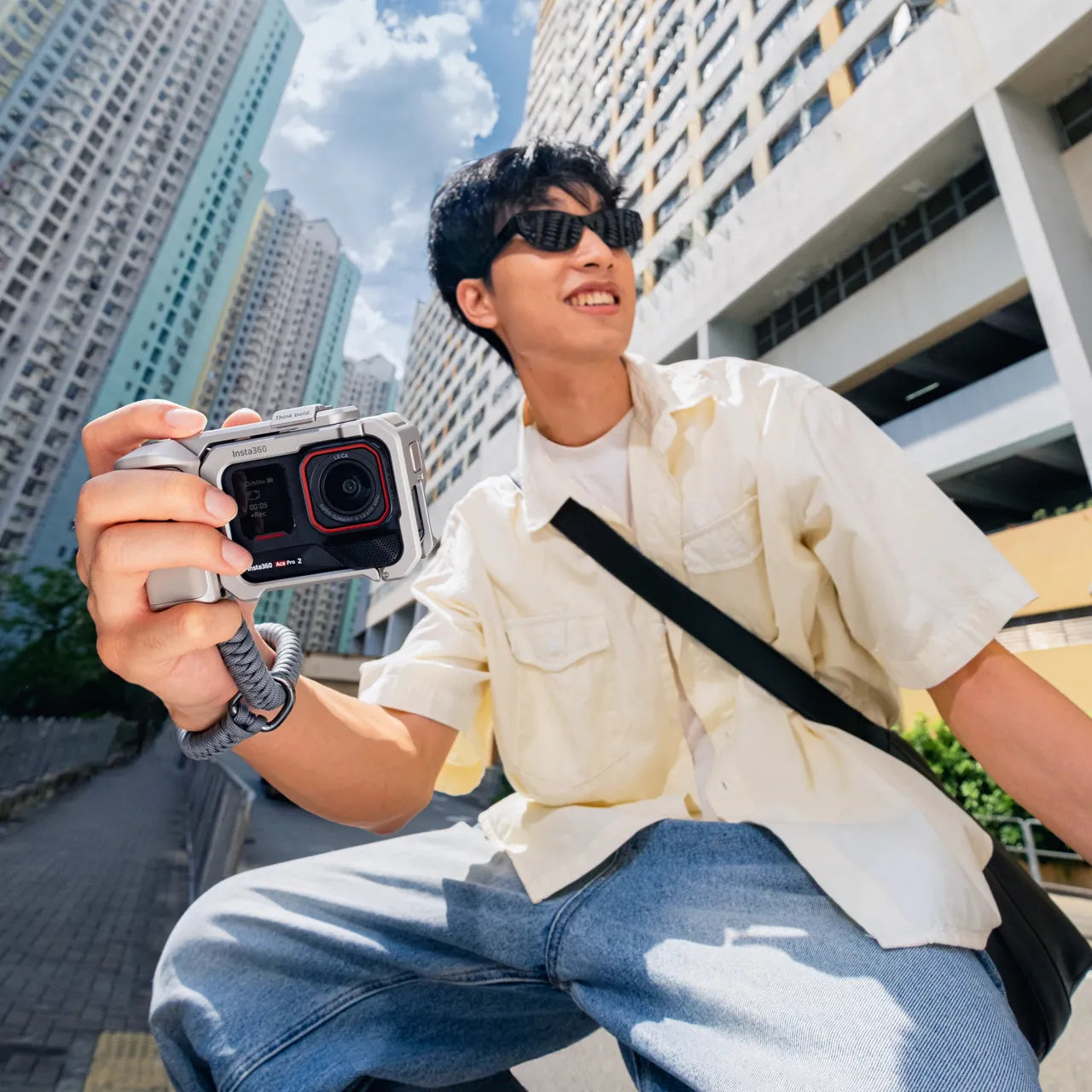 Insta360 Ace Pro 2/Ace Pro Xplorer Grip Kit - Moonlight Silver