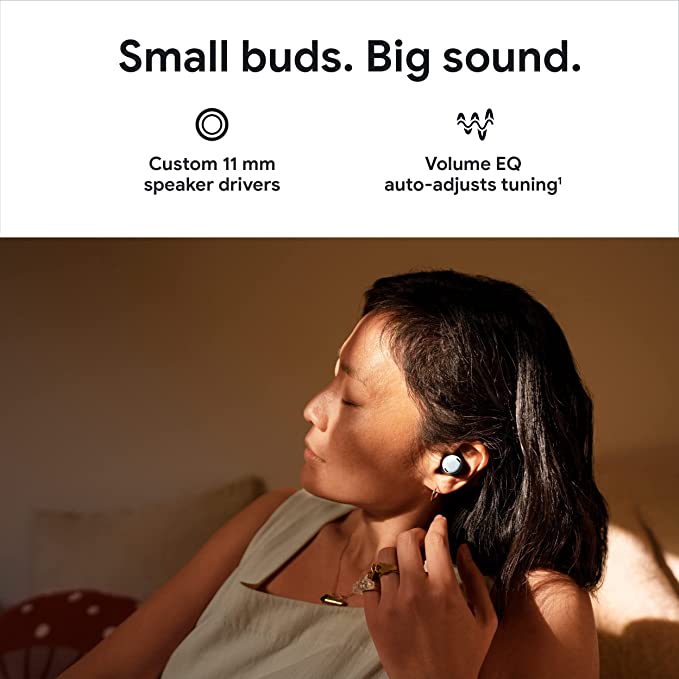Google Pixel Buds Pro - Noise Canceling Earbuds -  with Charging Case - Bluetooth Headphones - Compatible with Wireless Charging - Charcoal