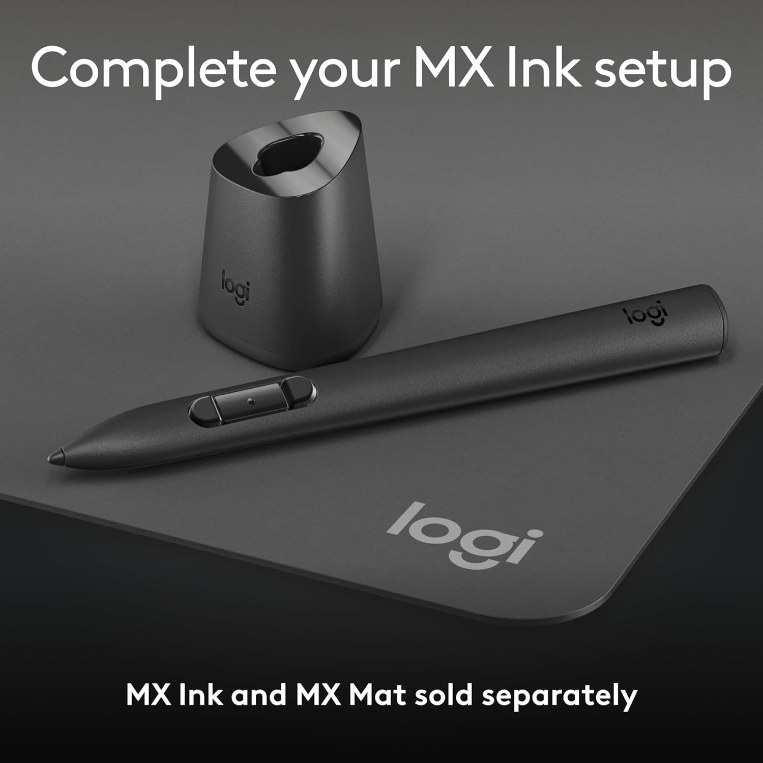 Logitech MX Inkwell Charging Dock for MX Ink Mixed-Reality (MR) Stylus - Meta Quest 2/3/3S