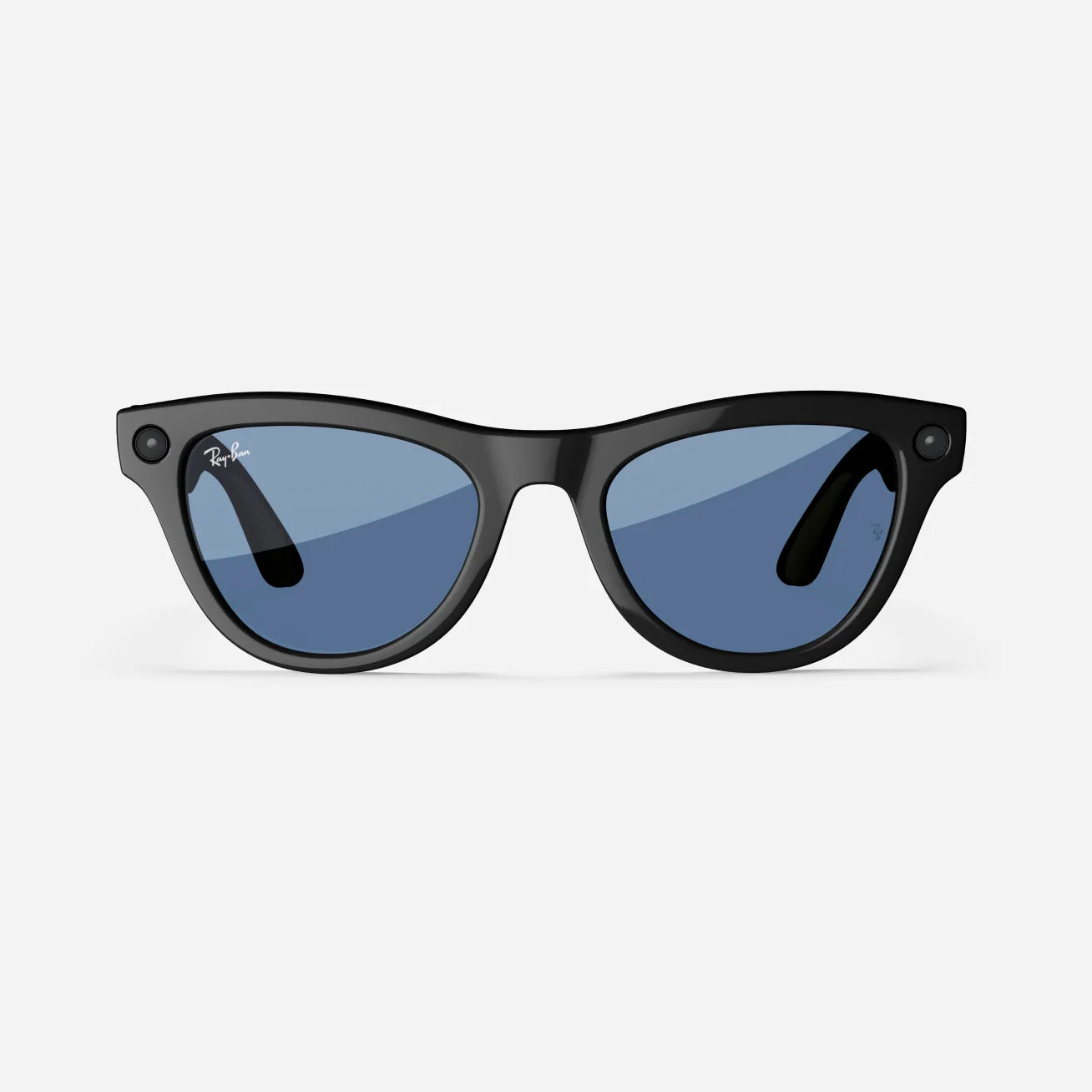 Ray-Ban Meta Skyler Gen 1 - (F) Shiny Black - (L) Cerulean Blue Transitions - (Standard)