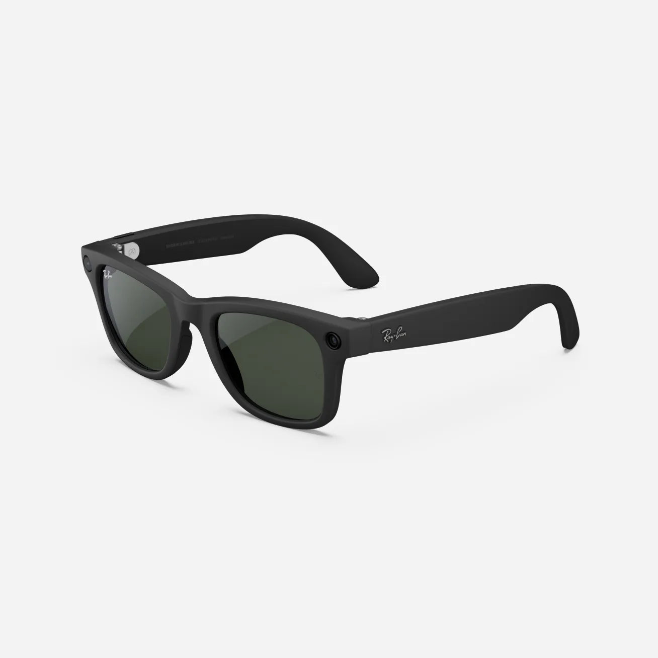 Ray-Ban Meta Wayfarer Gen 1 - (F) Matte Black - (L) Clear to Graphite Green Transitions - (Large)