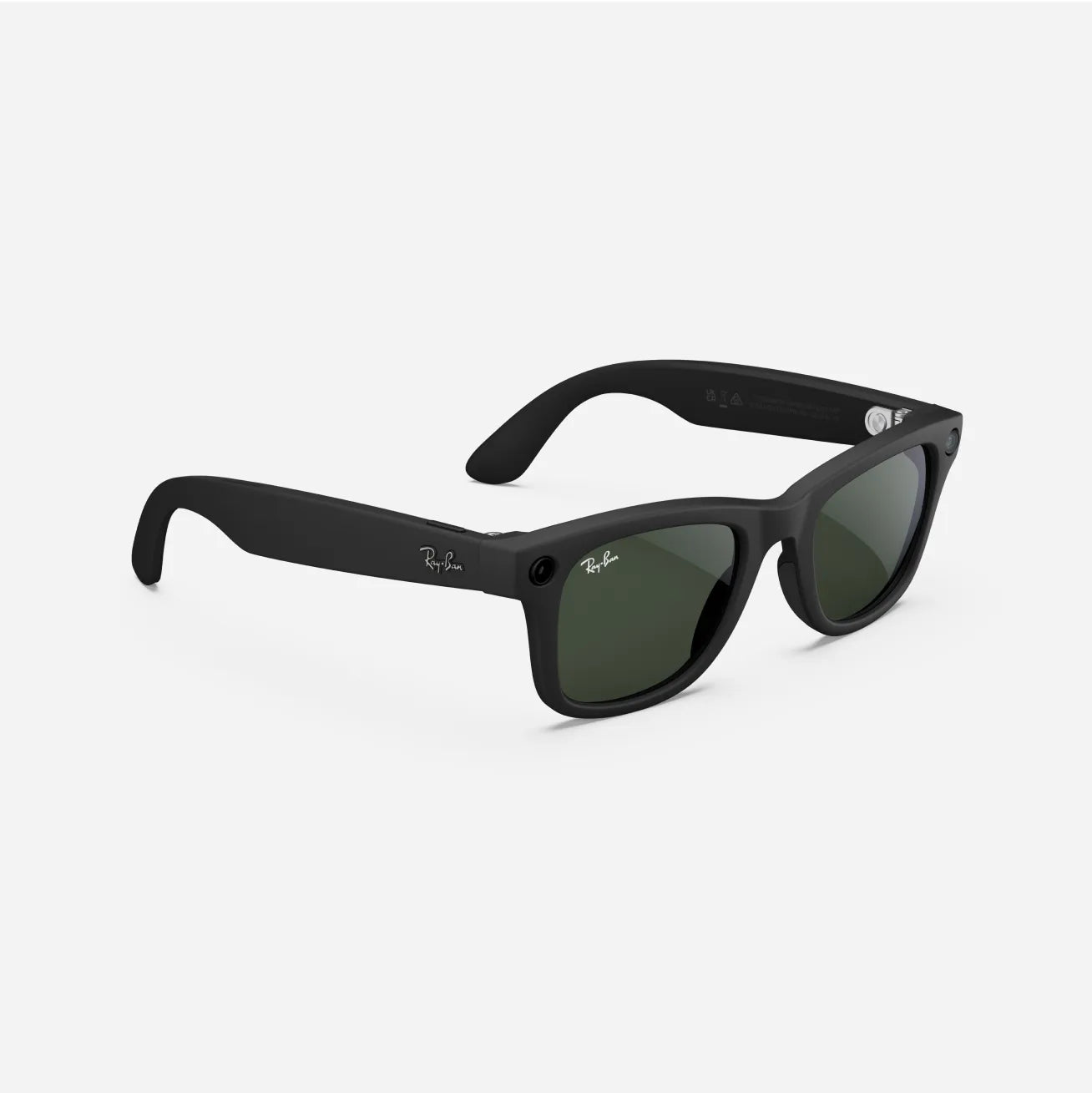 Ray-Ban Meta Wayfarer Gen 1 - (F) Matte Black - (L) Clear to Graphite Green Transitions - (Large)