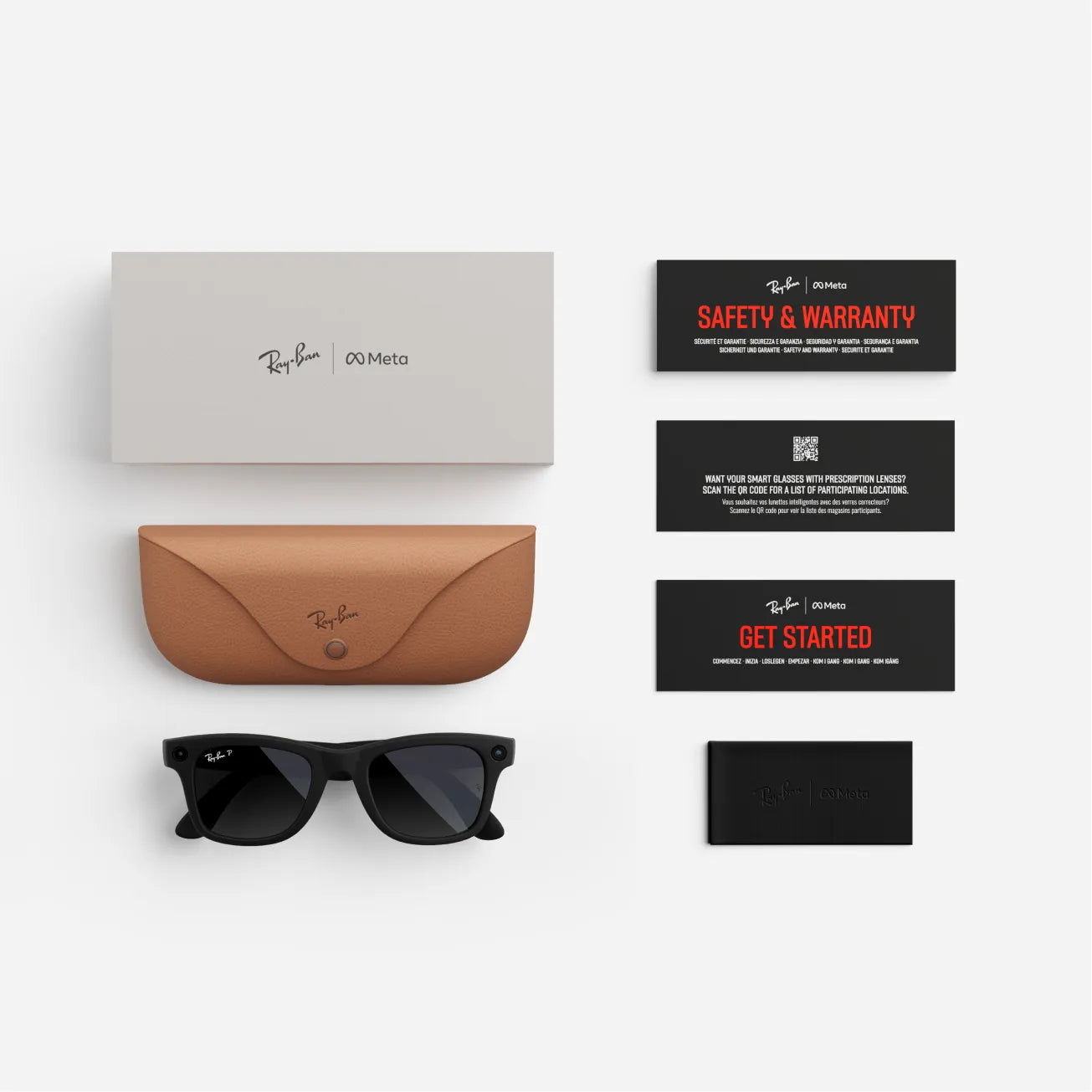 Ray-Ban Meta Wayfarer Gen 1 - (F) Matte Black - (L) Clear to Graphite Green Transitions - (Standard)