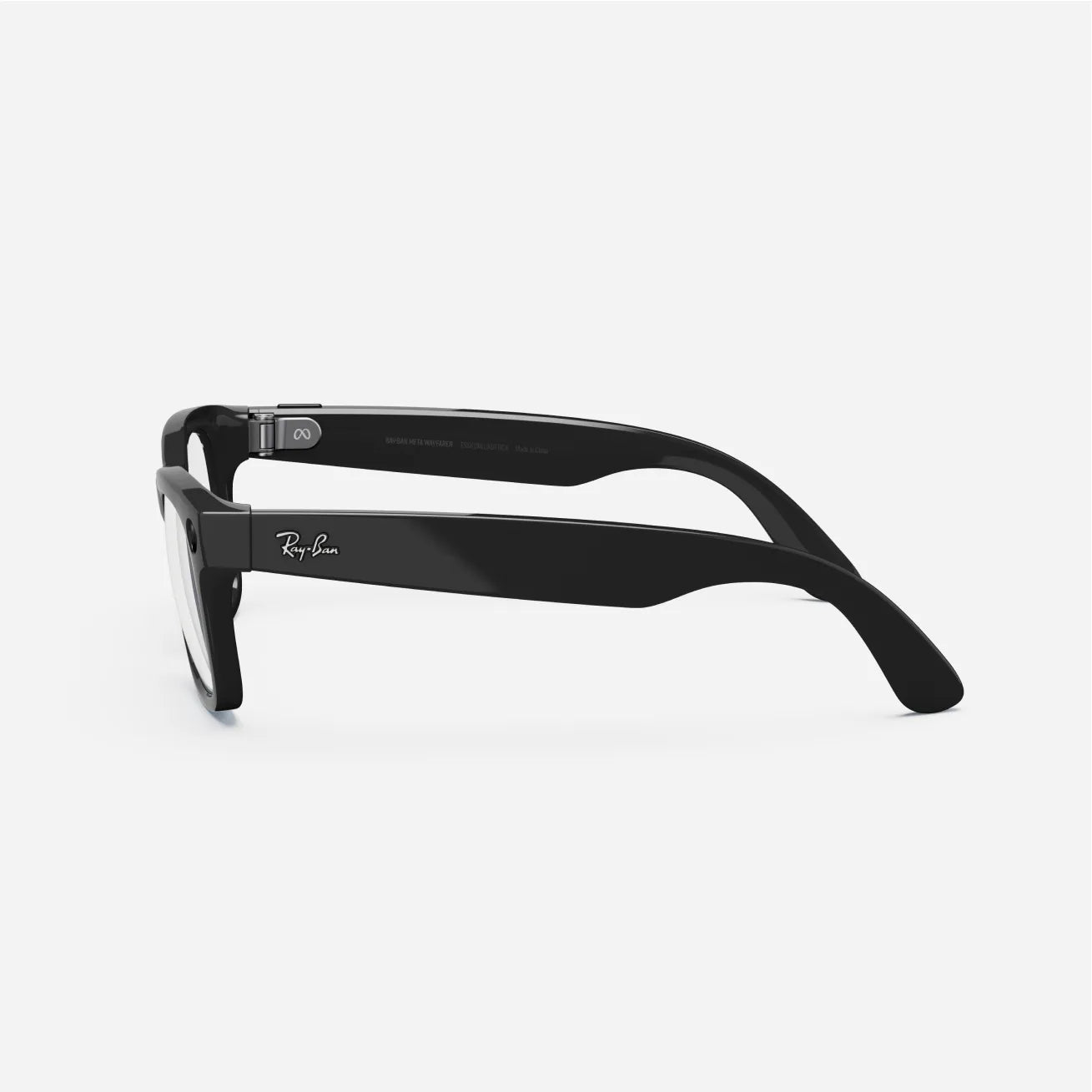 Ray-Ban Meta Wayfarer Gen 1 - (F) Shiny Black - (L) Clear - (Standard)