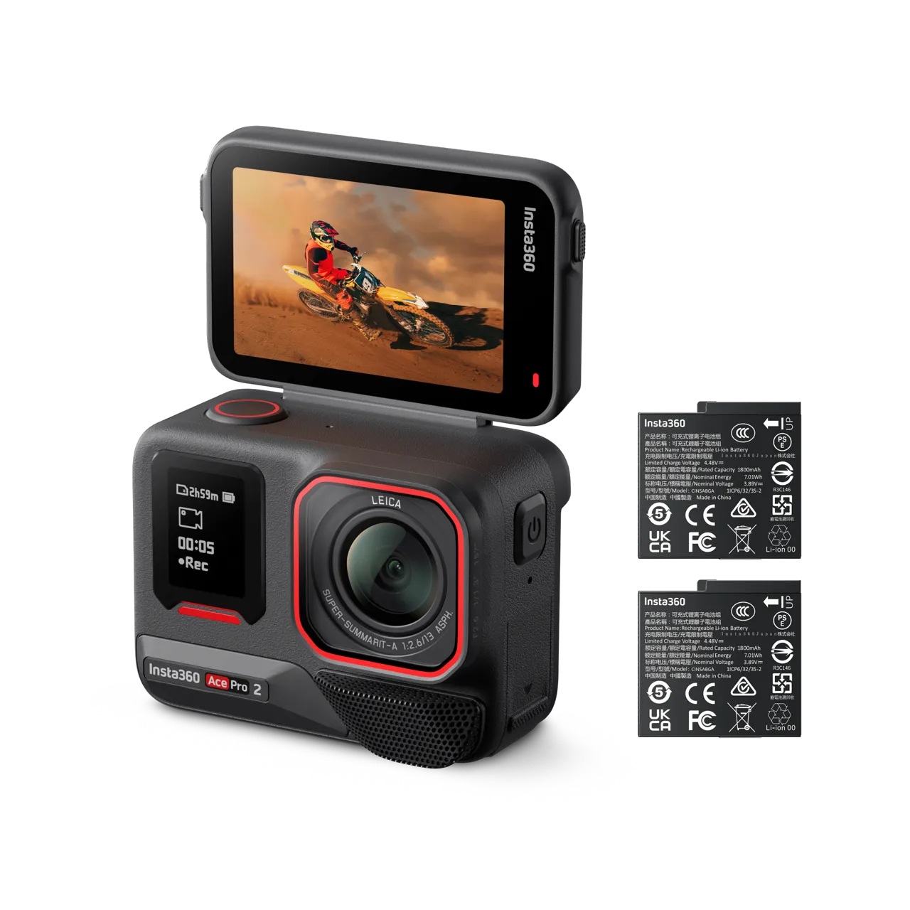 Insta360 Ace Pro 2 Action Camera Dual Battery Bundle