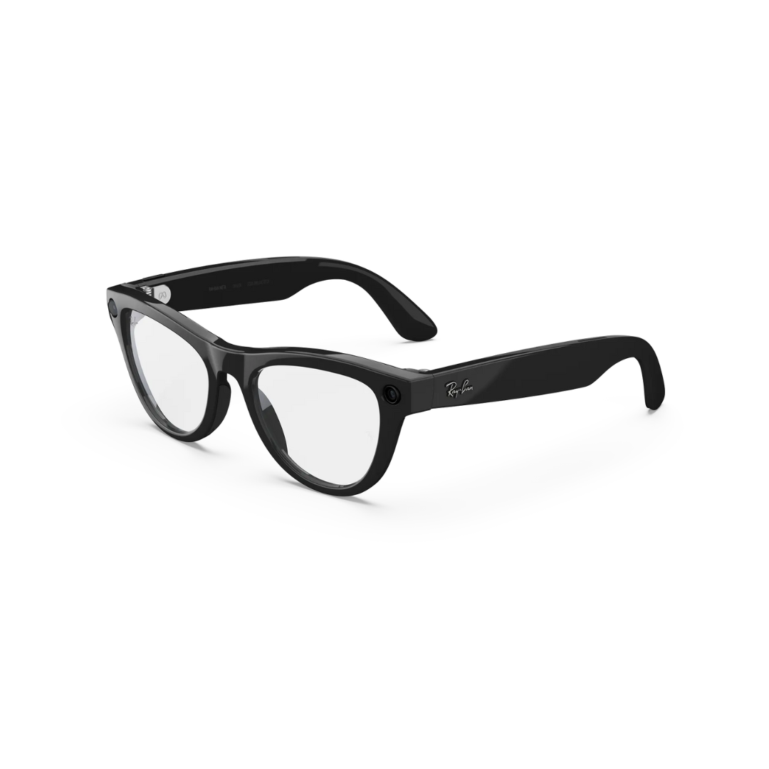 Ray-Ban Meta Skyler Gen 1 - (F) Shiny Black - (L) Clear - (Standard)