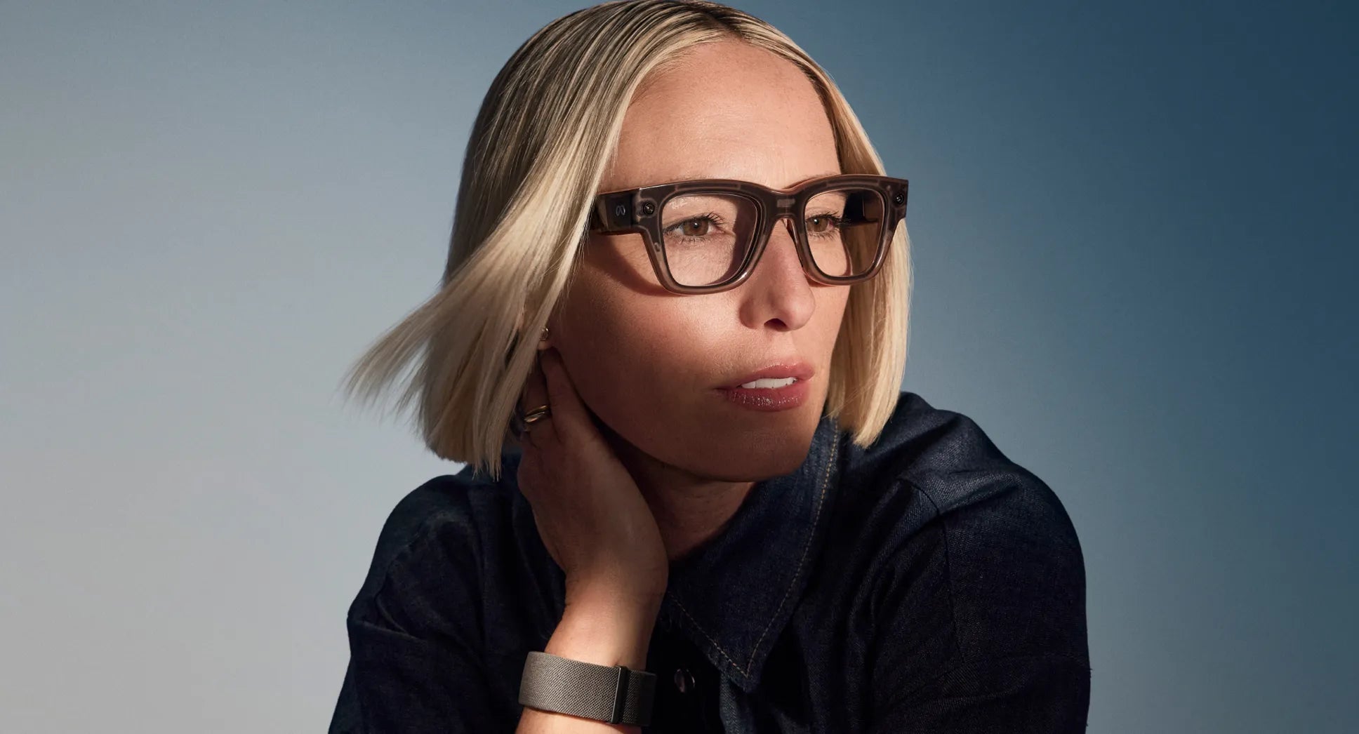 Meta Ray-Ban Display - (F) Sand - (L) Clear to Grey Transitions - (Standard)