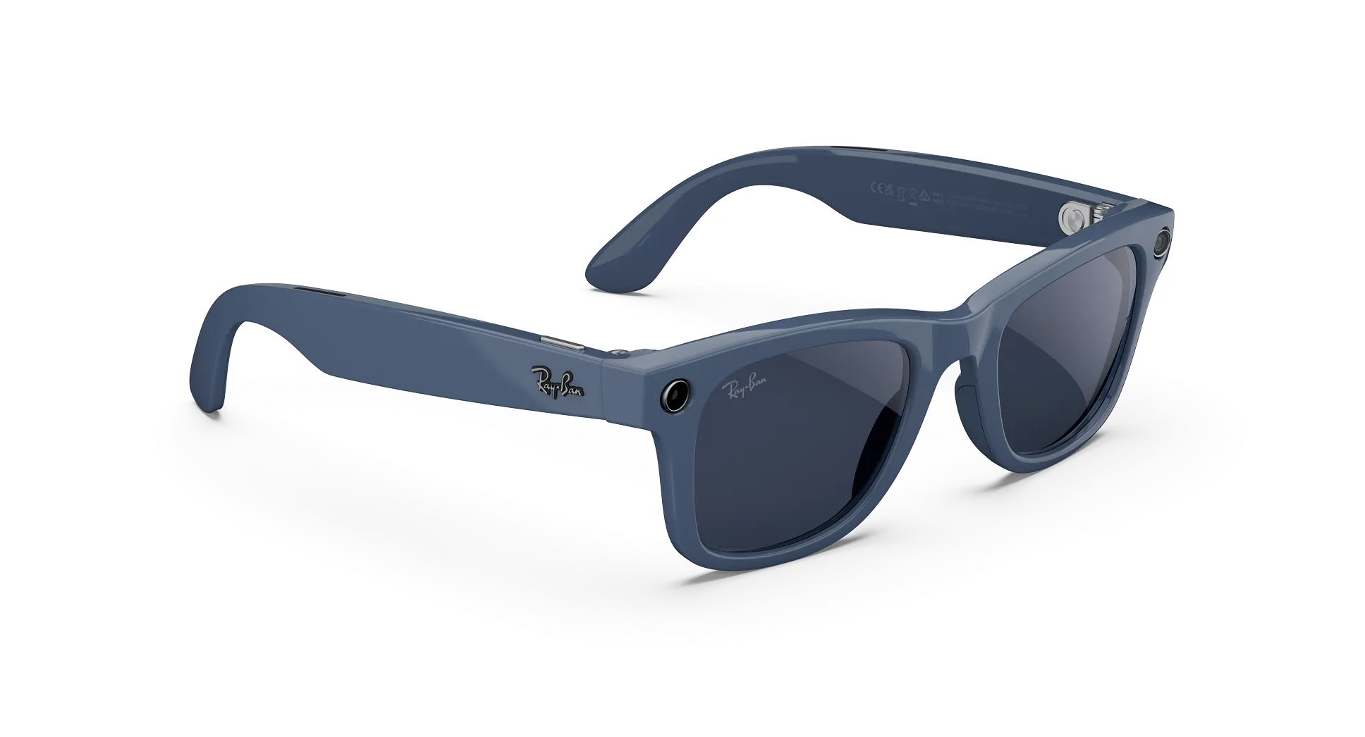 Ray-Ban Meta Wayfarer Gen 2 - (F) Shiny Cosmic Blue - (L) Clear to Sapphire Transitions® - (Standard)