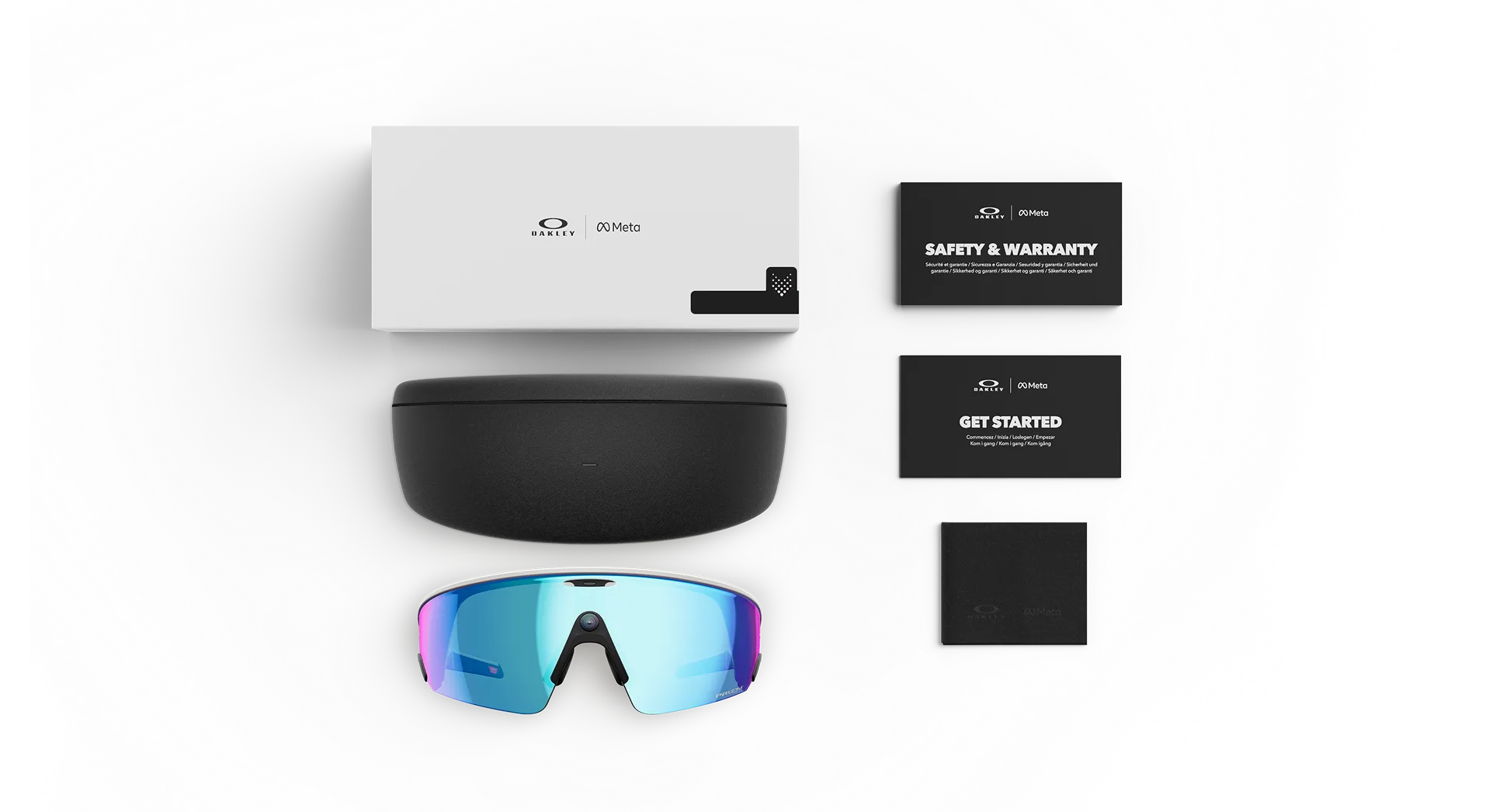 Oakley Meta Vanguard - (F) White - (L) Prizm™ Sapphire - (Standard)