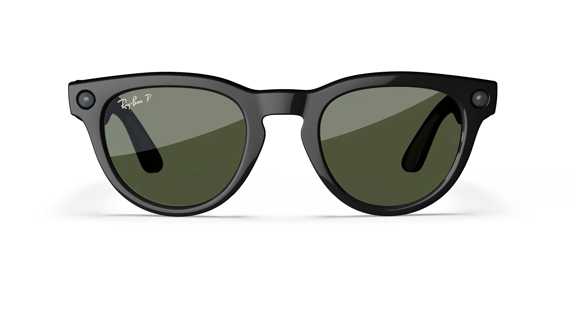 Ray-Ban Meta Skyler Gen 2 - (F) Shiny Black - (L) Green - (Standard)