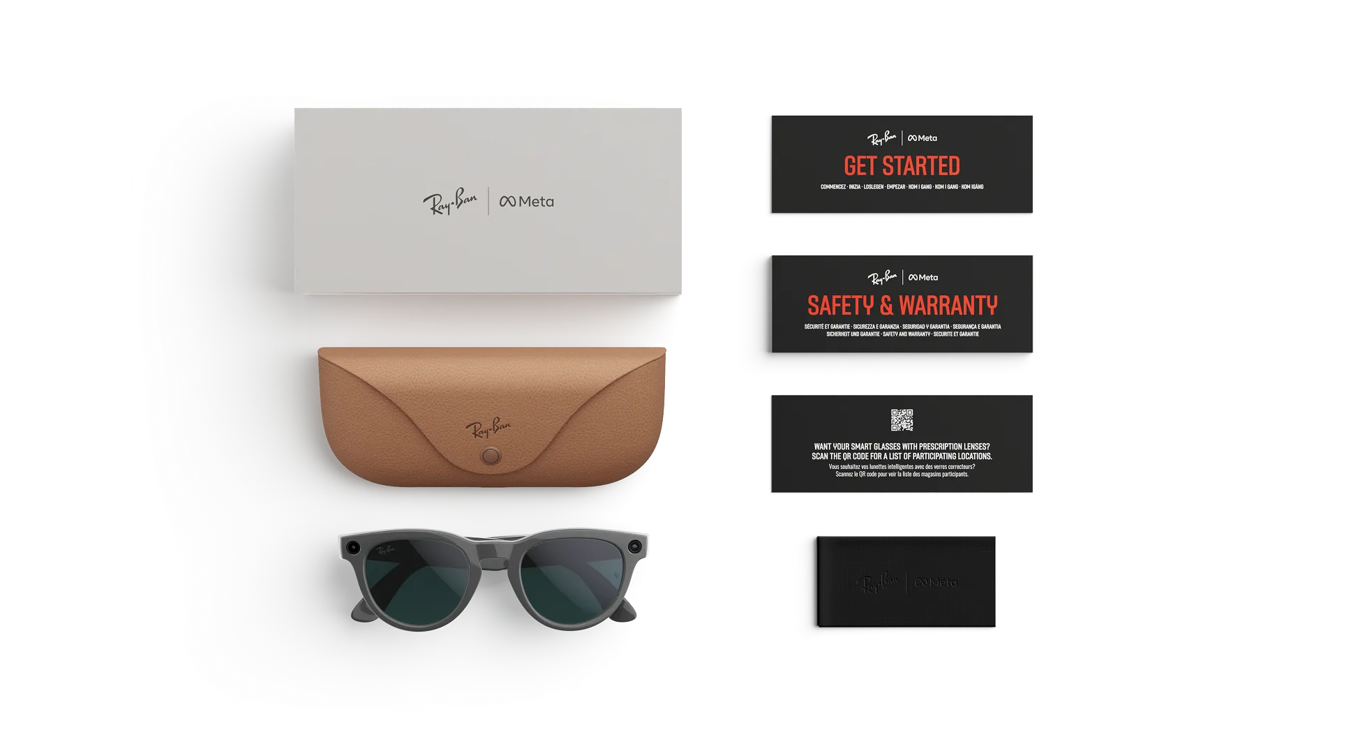 Ray-Ban Meta Headliner Gen 2 - (F) Shiny Asteroid Gray – (L) Clear to Emerald Transitions – (Standard)