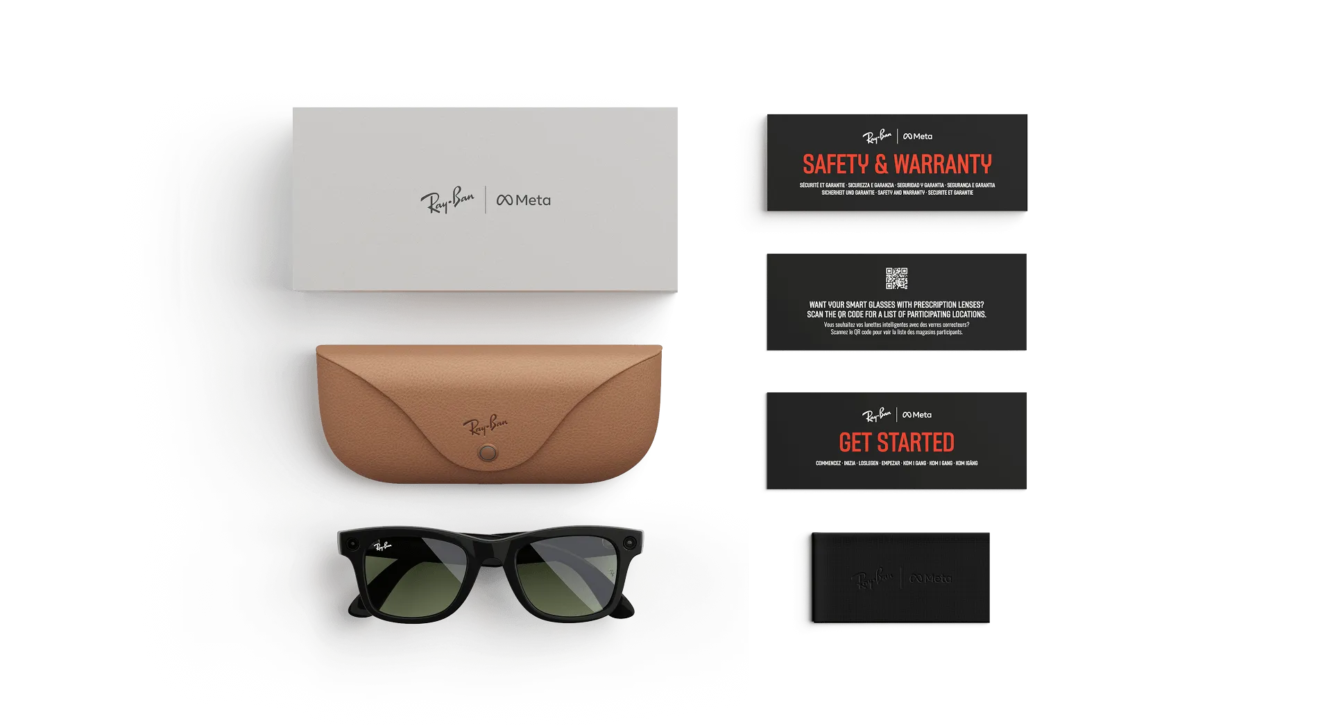 Ray-Ban Meta Wayfarer Gen 2 - (F) Shiny Black - (L) Green - (Large)