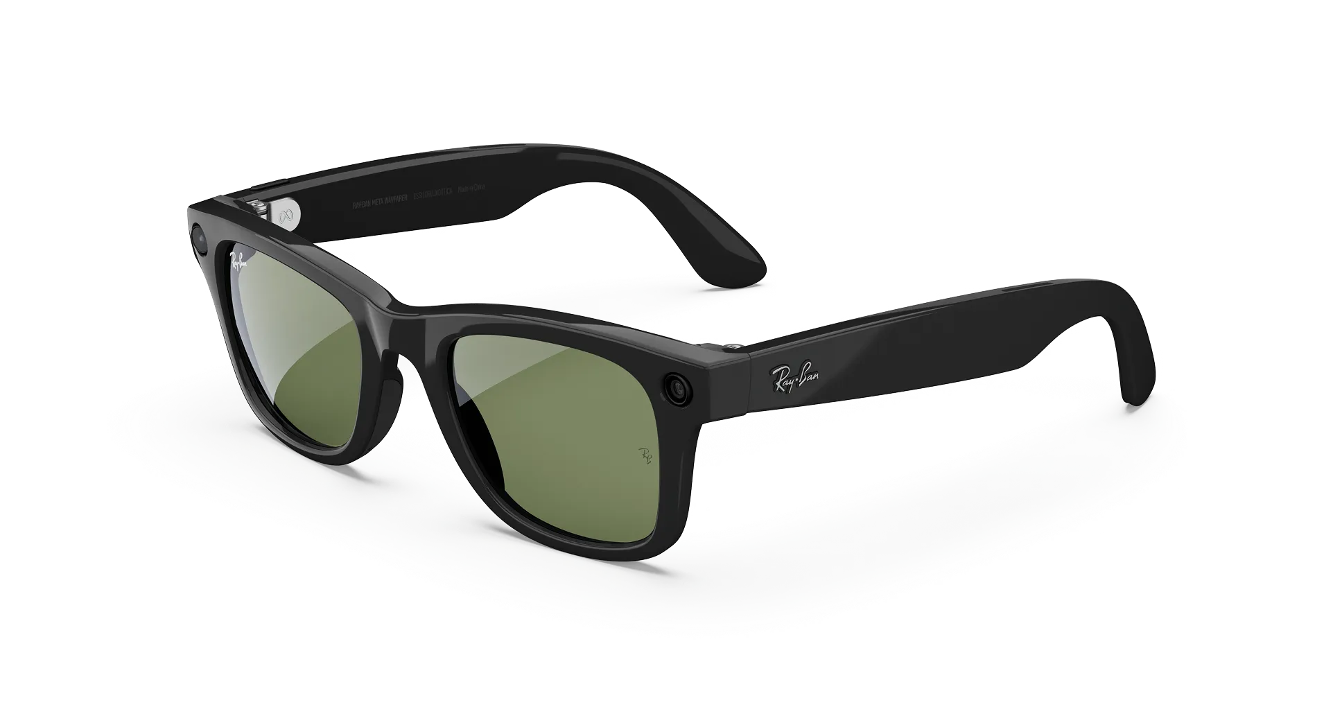 Ray-Ban Meta Wayfarer Gen 2 - (F) Shiny Black - (L) Green - (Standard)