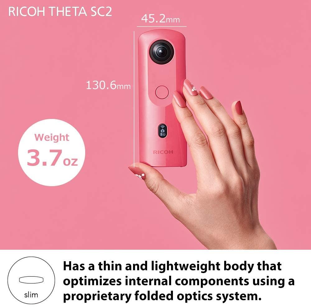 RICOH THETA SC2 360 Camera - Pink