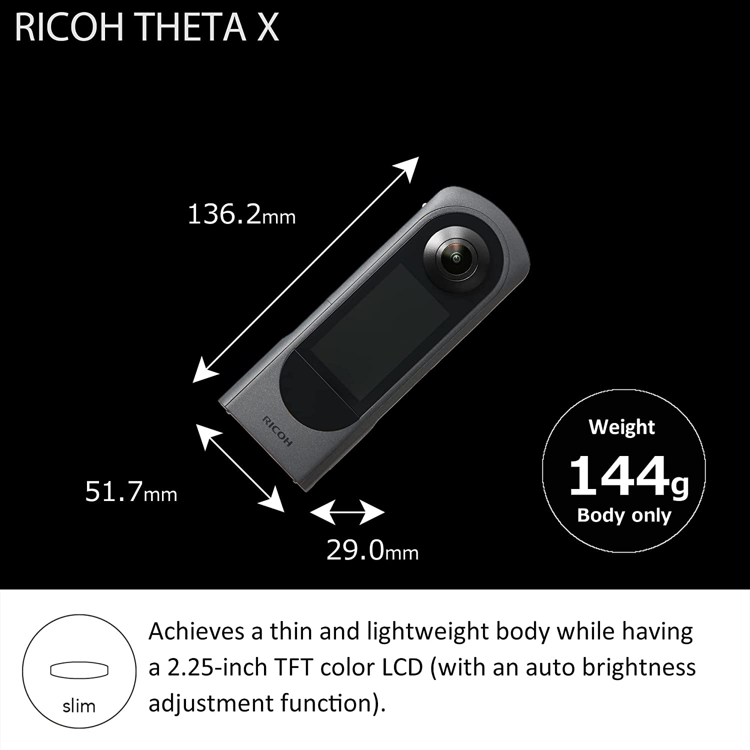 RICOH THETA X 360 Camera